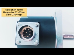 SC65F 65mm Solid Shaft Encoder With Flange Resolution Up To 23040ppr